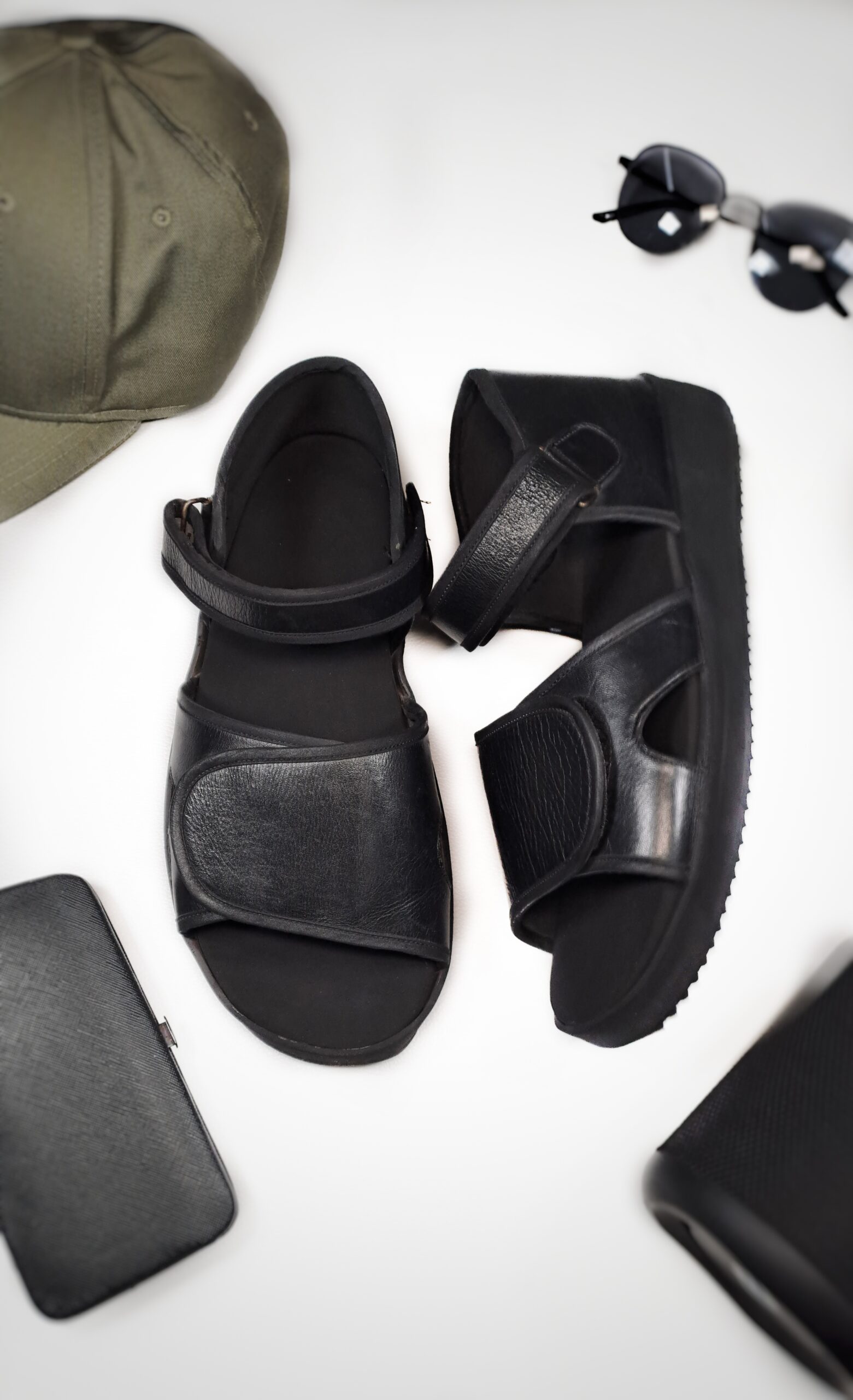 SEFFSHOE diabetic sandals with thick cushioned sole